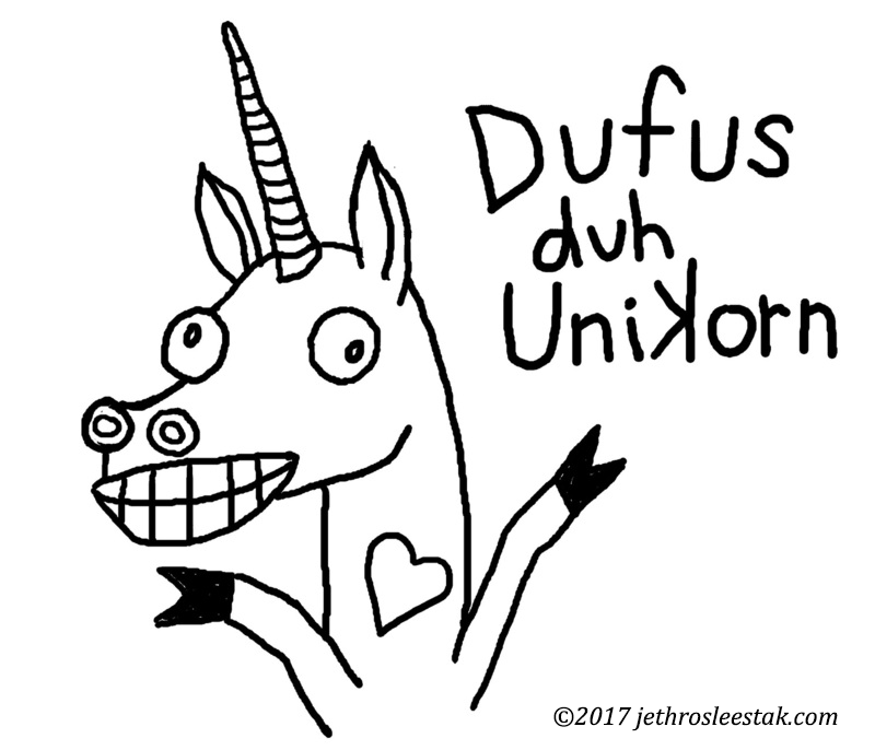 Dufus Duh Unikorn Animated GIF