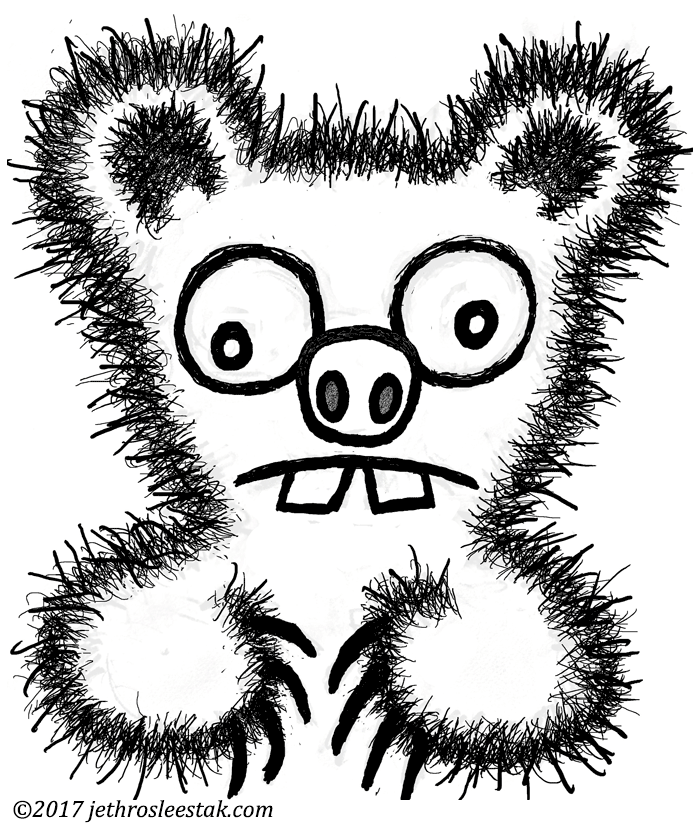 Bugly Bear Perplexed Animated GIF
