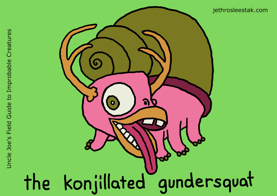The Konjillated Gundersquat Trading Card