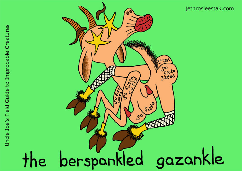 The Berspankled Gazankle Trading Card