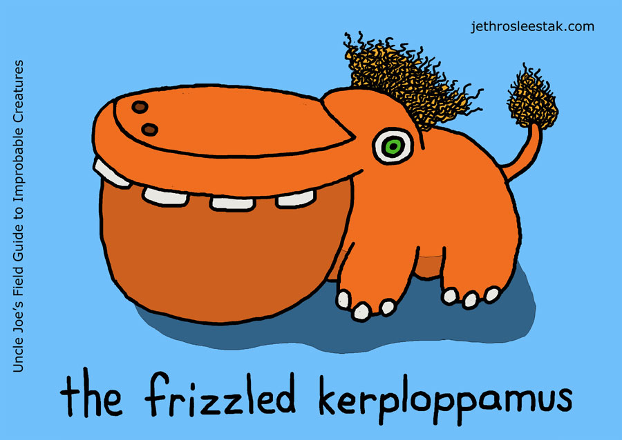 The Frizzled Kerploppamus Trading Card