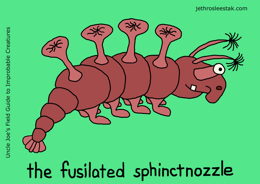 The Fusilated Sphinctnozzle Trading Card