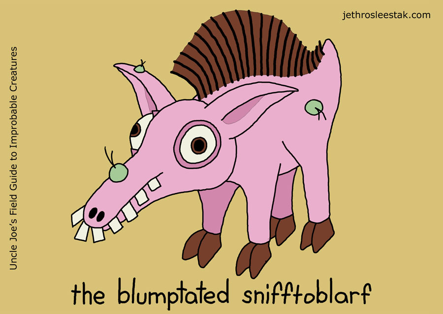 The Blumptated Snifftoblarf Trading Card