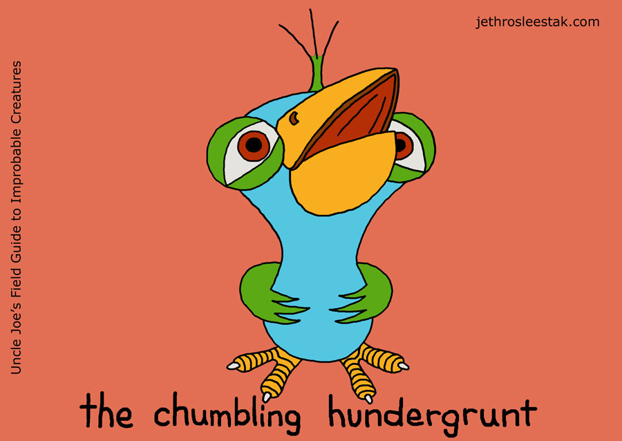 The Chumbling Hundergrunt Trading Card