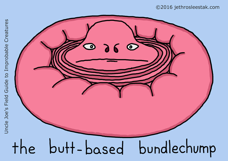 The Butt-Based Bundlechump Trading Card