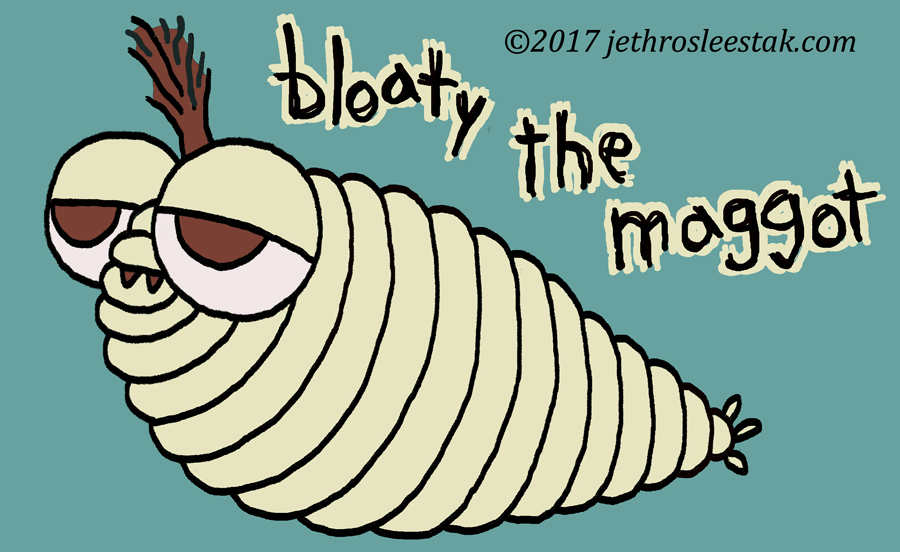 Bloaty The Maggot Animated GIF