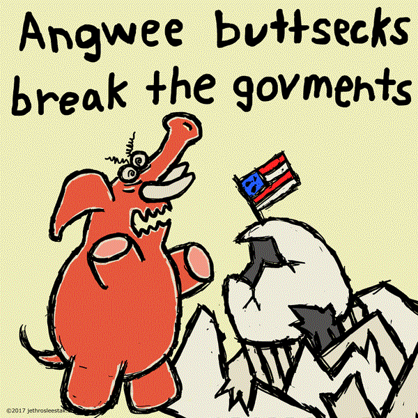 Angwee Buttsecks Break The Govments