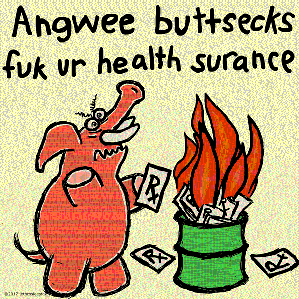 Angwee Buttsecks Fuk Ur Health Surance Animated GIF v7