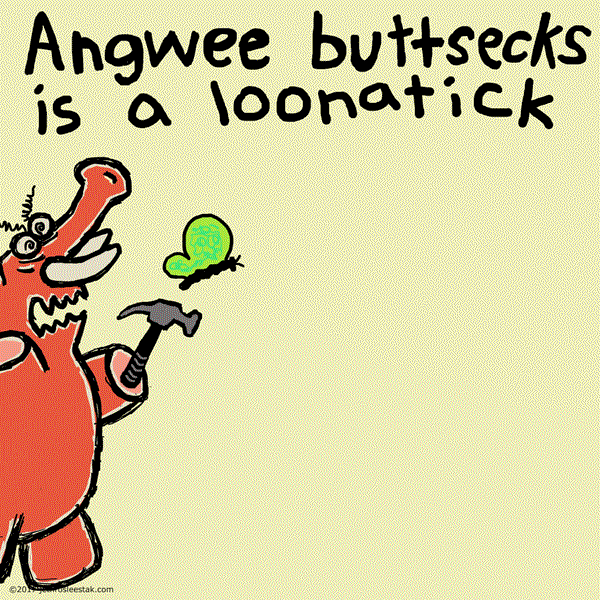 Angwee Buttsecks Is A Loonatick Animated GIF