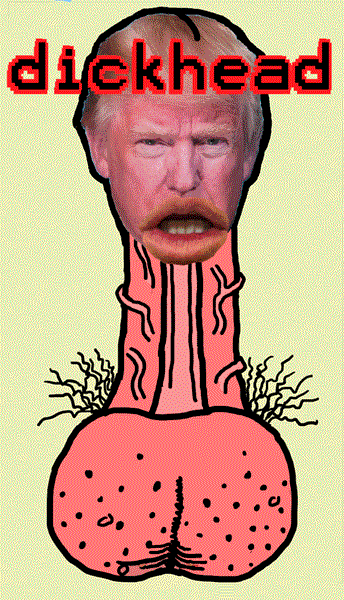 Trump Dickhead Animated GIF