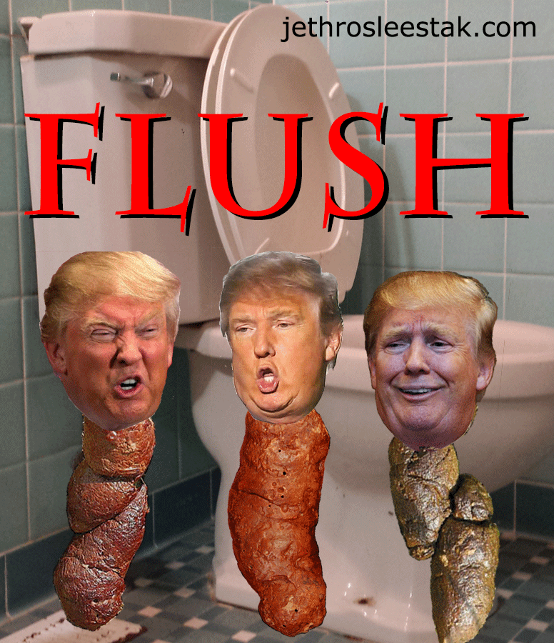 Flush This Turd Animated GIF