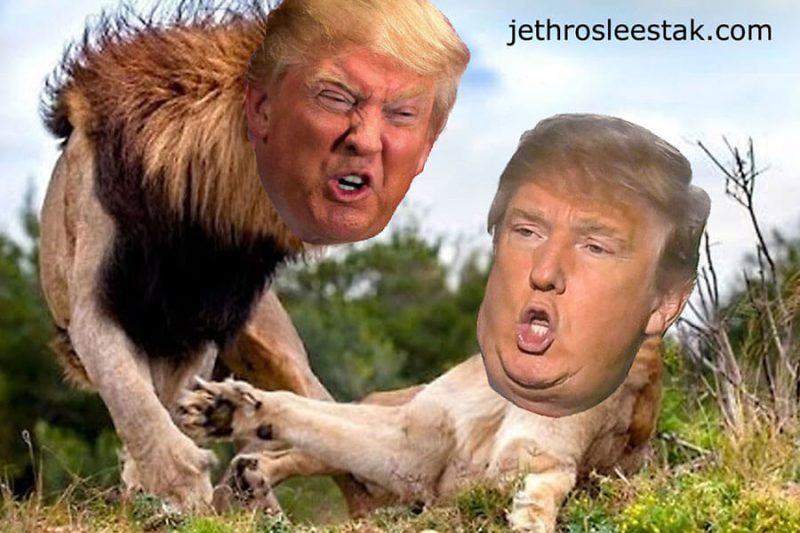 Donald Trumpimal Lions – Jethro Sleestak Comix