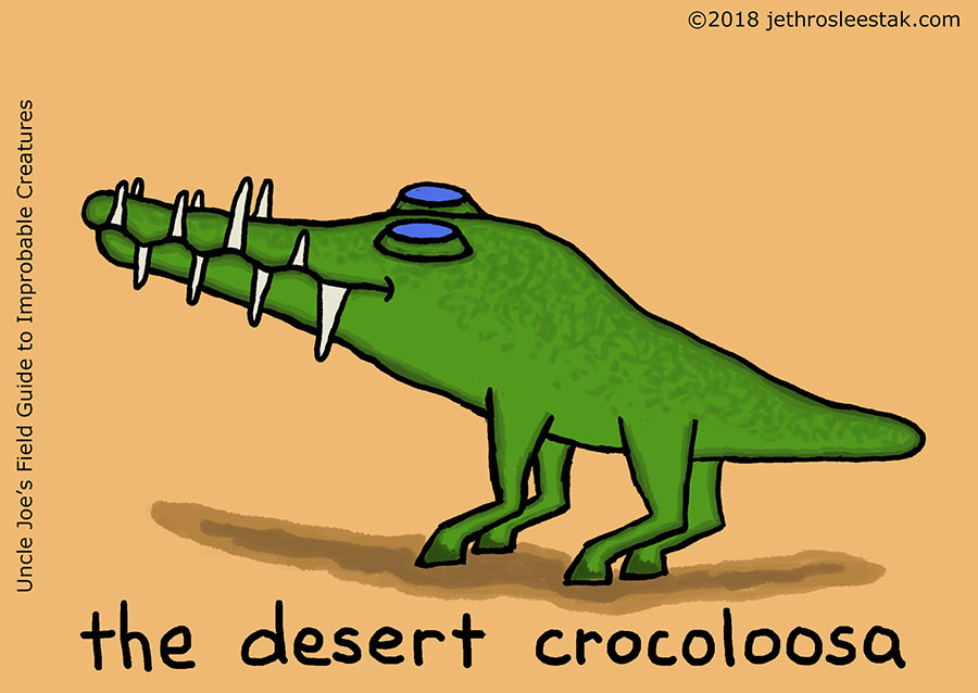 The Desert Crocoloosa Trading Card