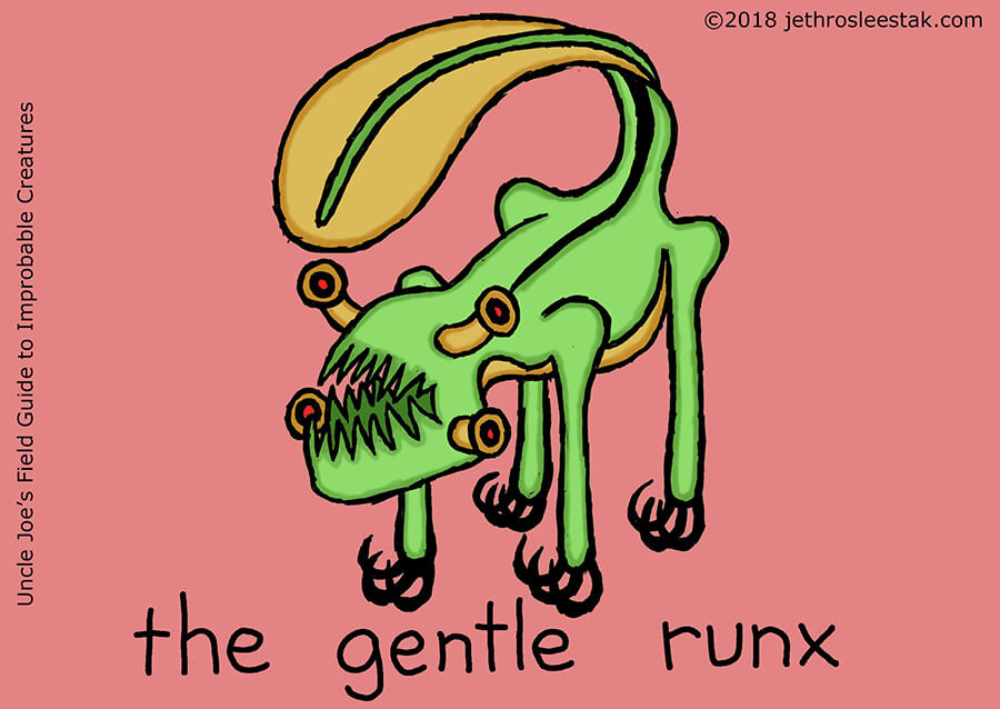The Gentle Runx Trading Card