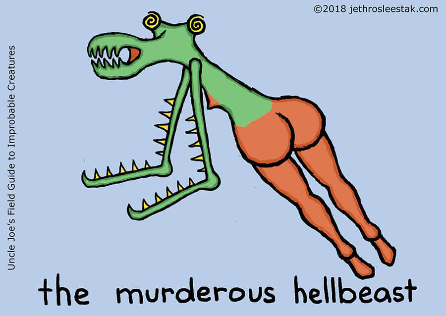 The Murderous Hellbeast Trading Card