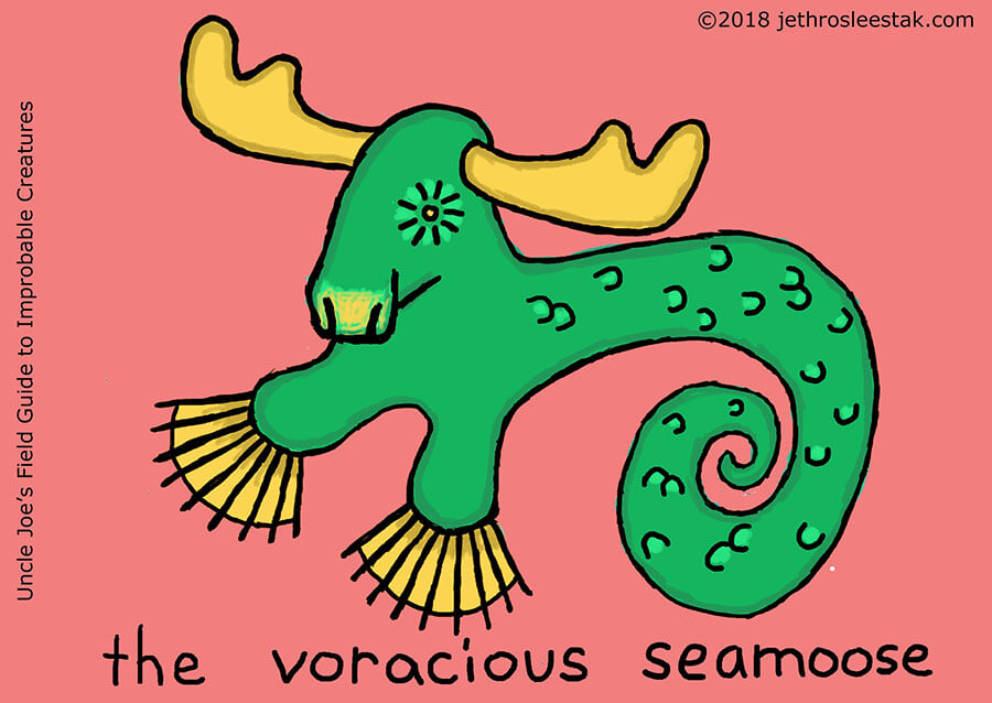 The Voracious Seamoose Trading Card