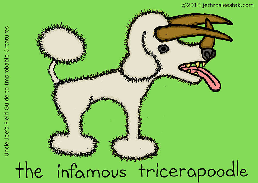 The Infamous Tricerapoodle Trading Card v2
