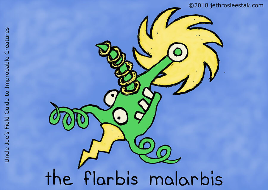 The Flarbis Malarbis Trading Card