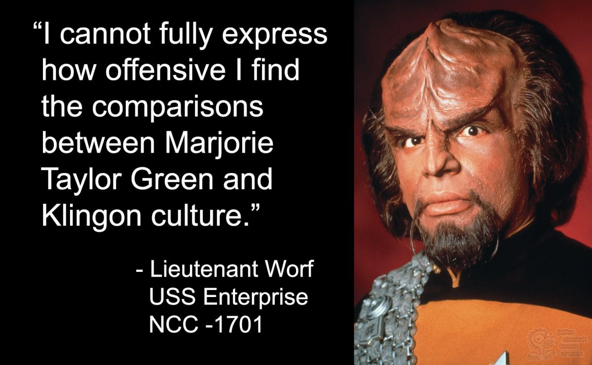 Mr. Worf Speaks Out About Marjorie Taylor Greene