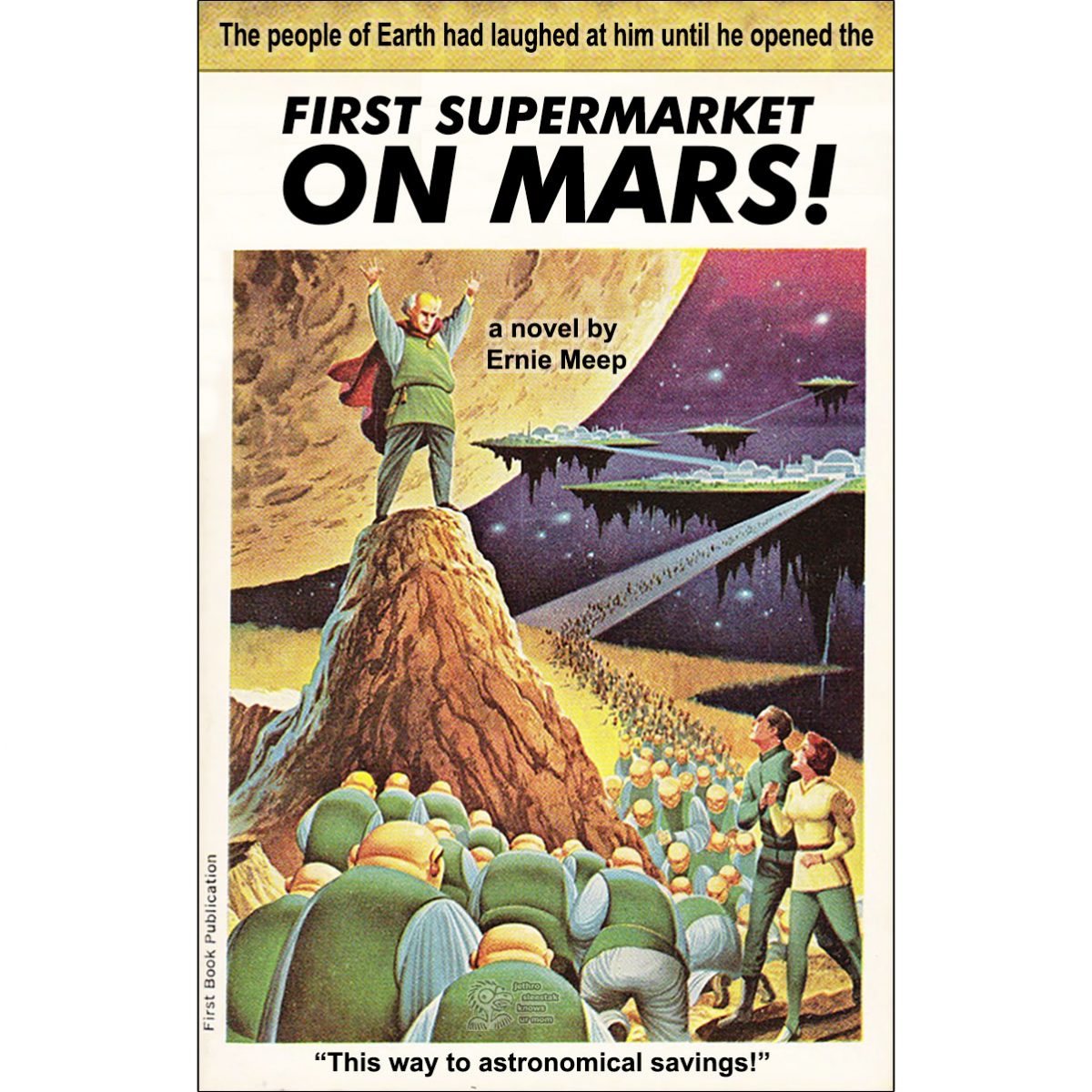 Book Cover First Supermarket on Mars!