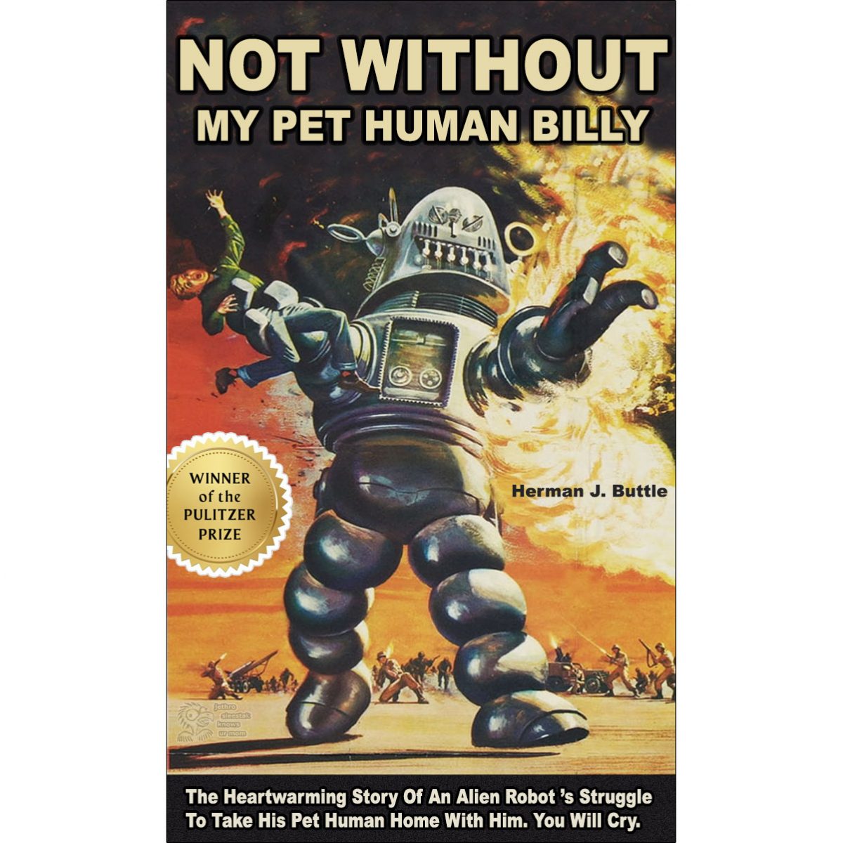 Book Cover NOT WITHOUT MY PET HUMAN BILLY