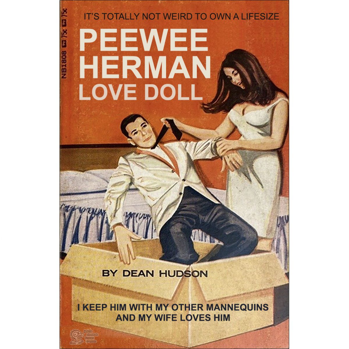 Book Cover Peewee Herman Love Doll